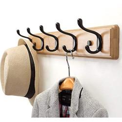 coat rack Creative Wall Hanger Wall Hanger Hook Wall Coat Rack Bedroom Hanger Door Hanger Clothes Hanger (Size : 61cm)