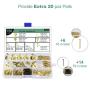 Heavy Photo Frame Hooks Kit - Heavy Duty Picture Hanging Kit, Quality Assorted Nail for Picture Hangers for Home Office Store Photo Picture Painting Hanging