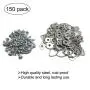150 Pack Small D-Ring Steel Picture Hangers with Screws Picture Frames Picture Hang Solutions, for Hanging Clock Paintings Artwork Picture Frame Hook Photos 150 Pack Small D-Ring Steel Picture Hangers with Screws Picture Frames Picture Hang Solutions, for Hanging Clock Paintings Artwork Picture Frame Hook Photos