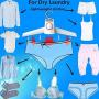 Kangkang@ Portable Mini Clothes Dryer Fast Drying Cloth Suit Hanger Dryer 220V with EU Plug Adapter