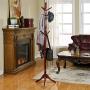 WZP Household Coat Rack Creative European-Style Floor Solid Wood Indoor Simple Hanger Simple Clothes Storage Rack Bedroom