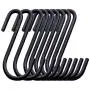 Lemonfilter 32 Pack Heavy Duty S Hooks S Shaped Hooks Hanging Hangers Hooks for Kitchen Bedroom and Office Black Lemonfilter 32 Pack Heavy Duty S Hooks S Shaped Hooks Hanging Hangers Hooks for Kitchen Bedroom and Office Black