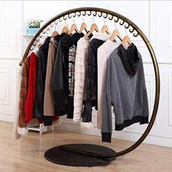 COAT RACK XIA Iron Art Clothes Rack Creativity Hangers Clothes Hanger Landing Indoor Fashion Clothing Display Stand Black Brass White 130120cm(longheight) 160150cm(longheight) Hanger