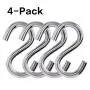 Hammock Coat Rack Bathroom Storage Bag Storage Heavy Duty S Hooks Black S Shaped Hooks Shelves Hooks for Hanging Hanging Hooks Plant Hanger Small Hooks tie Hanger Wall Hook Utility Hooks (4 Pack) Hammock Coat Rack Bathroom Storage Bag Storage Heavy Duty S Hooks Black S Shaped Hooks Shelves Hooks for Hanging Hanging Hooks Plant Hanger Small Hooks tie Hanger Wall Hook Utility Hooks (4 Pack)