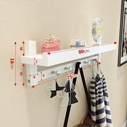 Wall coat rack,European hanger wall bedroom clothes hooks living room shelf-A