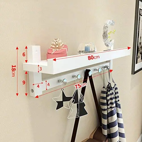 Wall coat rack,European hanger wall bedroom clothes hooks living room shelf-A Wall coat rack,European hanger wall bedroom clothes hooks living room shelf-A