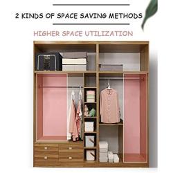 HomWe House Closet Clothes Hangers Space Saving Hangers Multi-Function Plastic Cascading Hanger 8 in 1 Set Magical Hanger in Chrome