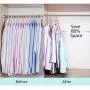Magic Space Saving Clothes Hangers Multifunctional Smart Closet Organizer Premium Wardrobe Clothing Cascading Hanger 9 slots, Innovative Design for Heavy Clothes, Shirts Pants Dresses Coats(4 Pack)