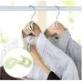 20piece Mini Clothes Hanger Plastic Easy Hook Wardrobe Storage Creative Clothes Holder Hooks Home Closet Organizer Storage Rack Random Color