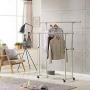 JIGUANG Clothes Hanger Coat Rack Floor Hanger Storage Wardrobe Clothing Drying Racks Porte Manteau kledingrek perchero de Pie Flower Pot Rack (Color : White) JIGUANG Clothes Hanger Coat Rack Floor Hanger Storage Wardrobe Clothing Drying Racks Porte Manteau kledingrek perchero de Pie Flower Pot Rack (Color : White)