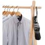 LANGRIA Foldable Bamboo Clothes Laundry Rack with 4 Side Hooks Lower Shoe Shelf for Extra Storage Space A-Frame Design Garment Stand, Bamboo Natural Color LANGRIA Foldable Bamboo Clothes Laundry Rack with 4 Side Hooks Lower Shoe Shelf for Extra Storage Space A-Frame Design Garment Stand, Bamboo Natural Color