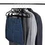 Corodo Velvet Hangers with Clips, Black Velvet Hangers Heavy Duty, 30 Pack Non Slip Clothes Hangers with 20 Pack Velvet Hangers Clips, Love Design Ultra Thin Pants Hangers for Space Saving Corodo Velvet Hangers with Clips, Black Velvet Hangers Heavy Duty, 30 Pack Non Slip Clothes Hangers with 20 Pack Velvet Hangers Clips, Love Design Ultra Thin Pants Hangers for Space Saving