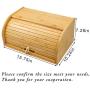 Bamboo Bread Boxes with Cutting Board,Kitchen Counter Storage Bins,Large Storage Container for Loaves,Pastries,Dinner Rolls,Donut and Croissant