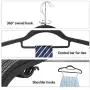 SONGMICS Pack of 50 Coat Hangers, Heavy Duty Plastic Hangers with Non-Slip Design, Space-Saving Clothes Hangers, 0.2-Inch Thickness, 360° Swivel Hook, 16.5 Inches Wide, Black UCRP20BK50 SONGMICS Pack of 50 Coat Hangers, Heavy Duty Plastic Hangers with Non-Slip Design, Space-Saving Clothes Hangers, 0.2-Inch Thickness, 360° Swivel Hook, 16.5 Inches Wide, Black UCRP20BK50