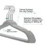 Minnebaby 30 Pack Neutral Grey Baby Clothes Velvet Hangers-Ultra Thin No Slip Nursery Hangers with 6 Pcs Baby Clothing Dividers Minnebaby 30 Pack Neutral Grey Baby Clothes Velvet Hangers-Ultra Thin No Slip Nursery Hangers with 6 Pcs Baby Clothing Dividers