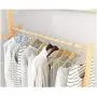 GGYDD Single Rail Bamboo Garment Rack, 8 Side Hook Tree Stand Rolling Coat Hanger for Jacket,Umbrella,Clothes,Hats,Scarf,Handbags-a 60x176cm(24x69inch) GGYDD Single Rail Bamboo Garment Rack, 8 Side Hook Tree Stand Rolling Coat Hanger for Jacket,Umbrella,Clothes,Hats,Scarf,Handbags-a 60x176cm(24x69inch)