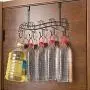 HJYPYJ Magic Hanger,Wall-Mounted Iron Folding Hanger,Space-Saving Organizer Hangers,It Applies to The Door Balcony Bathroom Not Easy to Rust/Black / 5 pcs