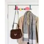 Nakko Over The Door Hook Hanger, Strong Metal Organizer for Cloth, Towel, Hat, Bag, Belt, Scarf, Jewelry, Multi Color Door Coat Rack, Iron