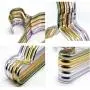 10pcs Random Color Household Adult Clothes Hanger No Rust Heavy Duty Rose Gold Metal Hanger Closet Organizer 10pcs Random Color Household Adult Clothes Hanger No Rust Heavy Duty Rose Gold Metal Hanger Closet Organizer