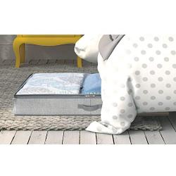 InterDesign Aldo Under Bed Storage Boxes for Bedroom Storage - Gray