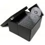 Samsill PNS02LSBK Pop n Store Decorative Storage Boxes With Lid - Collapsible and Stackable - Medium Square Boxes - Black - Interior Size (9.75 Samsill PNS02LSBK Pop n Store Decorative Storage Boxes With Lid - Collapsible and Stackable - Medium Square Boxes - Black - Interior Size (9.75