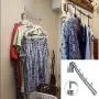 Sunmall 12.6" Folding Wall Mounted Clothes Hanger Rack, Garment Hook Stainless Steel with Swing Arm Holder Clothing Hanging System Closet Storage Organizer for Bedrooms Bathrooms Laundry Room (2 Pack) Sunmall 12.6" Folding Wall Mounted Clothes Hanger Rack, Garment Hook Stainless Steel with Swing Arm Holder Clothing Hanging System Closet Storage Organizer for Bedrooms Bathrooms Laundry Room (2 Pack)
