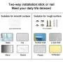 Pasking Mop Broom Holder, Stainless Steel Wall Mounted Organizer Non-Slip Screws or Self Adhesive Storage Rack Hangers for Bathroom Kitchen 2Pcs Pasking Mop Broom Holder, Stainless Steel Wall Mounted Organizer Non-Slip Screws or Self Adhesive Storage Rack Hangers for Bathroom Kitchen 2Pcs