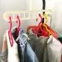Ira Pollitt Magic Plastic Hangers Space Saving Clothes Hangers,Multifunctional Smart Closet Organizer Rotate Anti-Skid Folding Hanger Pack of 4 Standard Hangers with 9 Holes for Heavy Clothes, Shirts Ira Pollitt Magic Plastic Hangers Space Saving Clothes Hangers,Multifunctional Smart Closet Organizer Rotate Anti-Skid Folding Hanger Pack of 4 Standard Hangers with 9 Holes for Heavy Clothes, Shirts