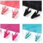 Samy Best Multifunctional Portable Cloth Hanger Drying Rack Foldable Bathroom Clothespin 6 Clip Hanger Towel Socks Hanger Clip