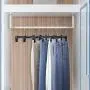 Titan Mall Pants Hangers 30 Pack 12inch Black Plastic Skirt Hanger with Non-Slip Big Clips and 360 Rotatable Hook, Durable and Sturdy Plastic Hanger, Elegant and Economical for Hanging Pants Titan Mall Pants Hangers 30 Pack 12inch Black Plastic Skirt Hanger with Non-Slip Big Clips and 360 Rotatable Hook, Durable and Sturdy Plastic Hanger, Elegant and Economical for Hanging Pants