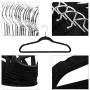 Moralty 100 PCS Non Slip Velvet Clothes Suit/Shirt/Pants Hangers Black Moralty 100 PCS Non Slip Velvet Clothes Suit/Shirt/Pants Hangers Black