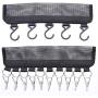 JUNRON Us 10pcs Portable Folding Clothes Cloth Hanger Clips Bathroom Rack, Laundry Rack Wall - Clothes Drying Hanger, Wall Clothes Drying Rack, Folding Clothes Dryer, Folding Metal Hanger