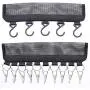 JUNRON Us 10pcs Portable Folding Clothes Cloth Hanger Clips Bathroom Rack, Laundry Rack Wall - Clothes Drying Hanger, Wall Clothes Drying Rack, Folding Clothes Dryer, Folding Metal Hanger