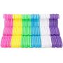 Adaap 10 Pcs Color Plastic Childrens Hangers Non-Slip Storage Clothes Save Space and Durable 27×15cm