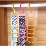 HJYPYJ Magic Hanger,360?? Rotate Magical Hangers,Multifunction Plastic Hanger,Space-Saving Organizer Hangers, Durable/Green / 39.2x7.7cm