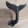yodaliy Multi-Function Hook Hanger,Wall Mounted Hook Hanger, Cast Iron Whale Tail Shaped Decorative Wall Hook Utility Hanging Hook for Coat Clothes Cap Store Display Rack (14cm x 16cm)