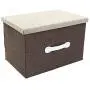 Jumbo Storage Boxes - Natural Jute Storage Container - Beige Closet Boxes - 18 x 12 x 12 inches Jumbo Storage Boxes - Natural Jute Storage Container - Beige Closet Boxes - 18 x 12 x 12 inches