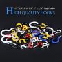 Glarks 100-Pieces 6 Sizes Vinyl Coated Cup Hooks Screw-in Ceiling Hooks Screw Hooks Mug Hooks Hangers Assortment Kit for Home and Office Use - White, Black, Red, Blue, Yellow