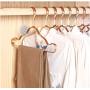 5pcs Random Color Rose Gold Metal Closet Adult Skirt Dress Coat Clothing Cloth Hanger Space Saving Kids Baby Clothes Hangers for Clothes