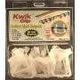 Kwik Clip Holiday Christmas Light Hangers 2" (1 5/8") Fascia Boards Clip Made in The USA