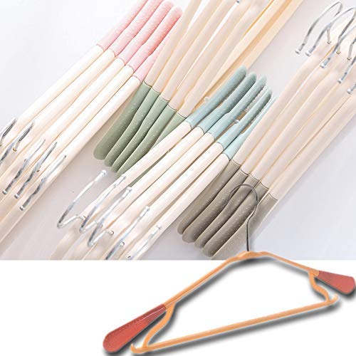 Moor 10pcs/Set Non-Slip Multi-Function Rotatable Cloth Hangers Home Clothes Hanging Windproof Drying Racks (Multi-Color)