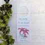 Personalized Do Not Distourb Door Hangers for Hotel- Perfect for Weddings and Bachelorette or Bachelor Parties- Set of 10
