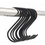 HOMANDA Pack of 20 Small Size Black Multifunction S Shape Metal Kitchen Pot Pan Hanger Clothes Towel Hook