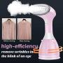 NUOBEIER Steamer for Clothes Steamer, Powerful Handheld Portable Travel Garment Steamer Fabric Wrinkle Remover, 20s Fast Heat-up，280ml Large Detachable Water Tank FS