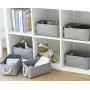 TheWarmHome Foldable Storage Basket with Strong Cotton Rope Handle, Collapsible Storage Bins Set Works As Baby Storage, Toy Storage, Nursery Baskets (Grey, 6Pack-11.8L7.9W5.2H) TheWarmHome Foldable Storage Basket with Strong Cotton Rope Handle, Collapsible Storage Bins Set Works As Baby Storage, Toy Storage, Nursery Baskets (Grey, 6Pack-11.8L7.9W5.2H)