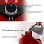Dual Nuclear Stove Steamer for Clothes, 3.8 Liters 70 Minutes Continuous, 4 Steam Adjustment, with Chrome Hook/Hanger/Anti-scalding, 3.8 Liters, Red