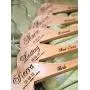 Engraved Wedding Hangers, Bridal Party Wedding Hangers, Personalized Wood Hangers, Personalized Bridal Hanger (Individual or sets) Style H015