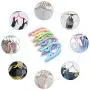 PiscatorZone 10 Pcs Travel Hangers Portable Folding Clothes Hangers Travel Accessories Foldable Clothes Drying Rack