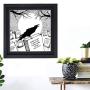 Edgar Allan Poe Literary Quote Print. Fine Art Paper, Laminated, Framed or Canvas with Hanger. Multiple Sizes.