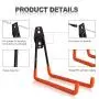 Chasstoo Garage Storage Hooks and Hangers, Heavy Duty Ladder Hooks, Tool Hangers for Shed Garage Wall, Utility Hanging Hooks for Garden, Bike and Bulky Items with a Carpenter Pencil (8-Pack)